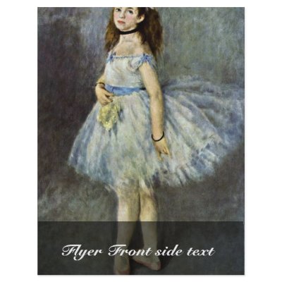 Ballet Dancer By Pierre-Auguste Renoir Personalized Flyer by Artcollection