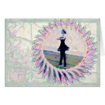 Ballet Dancer In Class Card