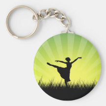 Ballet Dancer Keychain