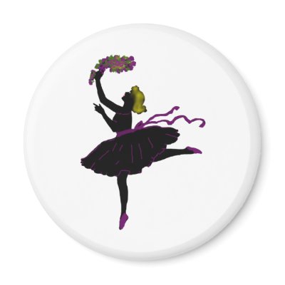 Ballet Dancer Refrigerator Magnets by DODGERFL