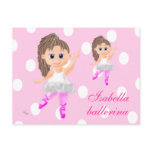 Ballet Dancer Personalised Postcard