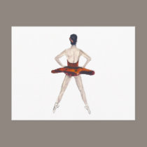 Ballet Dancer postcards