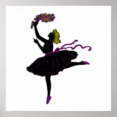 Ballet Dancer Print by DODGERFL