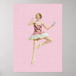 Ballet Dancer Print or Poster
