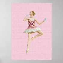 Ballet Dancer Print or Poster