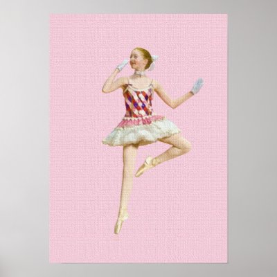 Ballet Dancer Print or Poster by ToeDancer