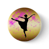 BALLET DANCER SILHOUETTE PINS