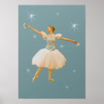 Ballet Dancer with Castanets Print or Poster