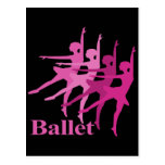 Ballet Dancers Post Card