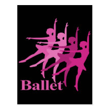 Ballet Dancers Post Card