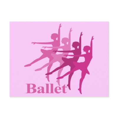 Ballet Dancers Postcards by IslandVintage