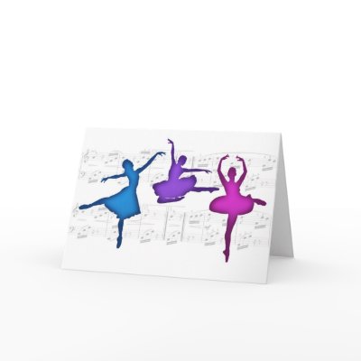 Ballet Day Ballerinas Greeting Card by Everydays_A_Holiday
