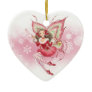 Ballet Fairy Holiday Ornament - Heart