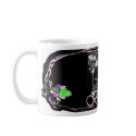 Ballet Grande Jete with Rose and Butterfly Mug
