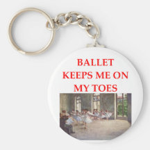 ballet keychain
