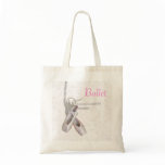 Ballet & Lace Budget Canvas Tote Bags