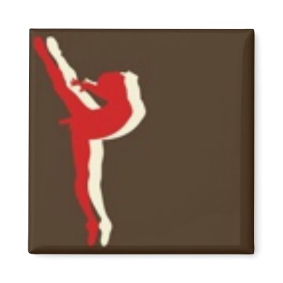 ballet refrigerator magnet by Elle_Ichai