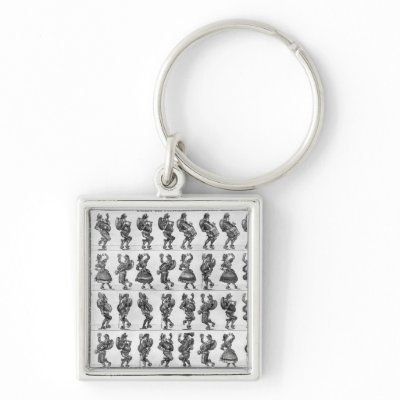 Ballet of the Polichinelles Key Chains by bridgemanart