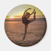 Ballet on the Beach Magnet