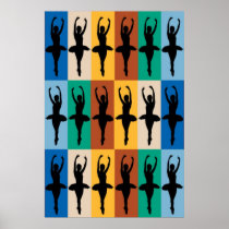 Ballet Pattern Posters