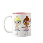 Ballet Positions Mug - Cute Ballerinas