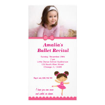 Ballet Recital Picture Card