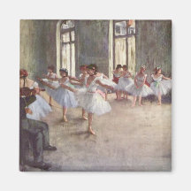 Ballet Rehearsal by Degas Fridge Magnet