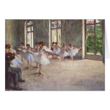Ballet Rehearsal by Degas Greeting Cards