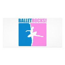 Ballet Rock! Photo Card Template