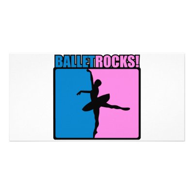 Ballet Rock! Picture Card by designs_that_rock