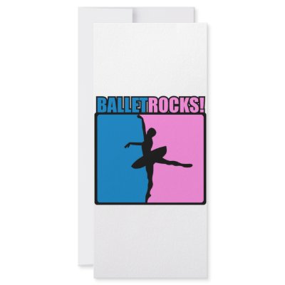 Ballet Rock! Rack Card by designs_that_rock