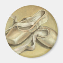 Ballet shoes fridge magnets