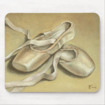 Ballet shoes mouse pad