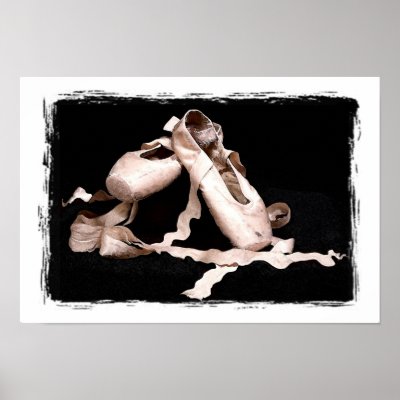 Ballet Shoes Print by TheInspiredEdge