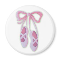 Ballet Slippers Fridge Magnets
