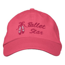Ballet Star Embroidered Baseball Cap