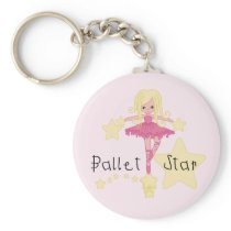 Ballet Star Tshirts and Gifts Key Chain