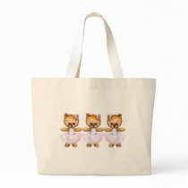 Ballet Step Bears Tote Bag