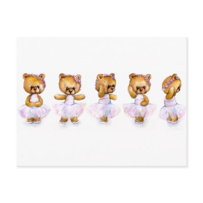 Ballet Steps Postcard by balletsteps