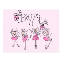 Ballet T-shirts and Gifts Post Cards