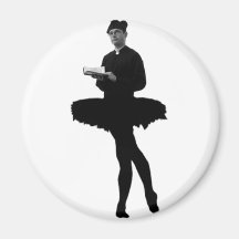 Ballet Vicar Refrigerator Magnets