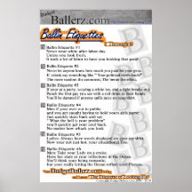 Ballin Etiquettes Print