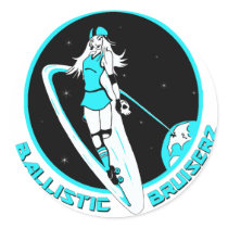 Ballistic Bruiserz Stickers
