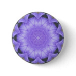 Ballon Flower Mandala Pinback Button