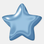Ballon Star Blue Sticker