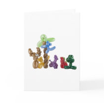 balloon animal group cards