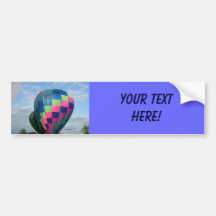 Balloon!  Bold and Beautiful! Bumper Sticker