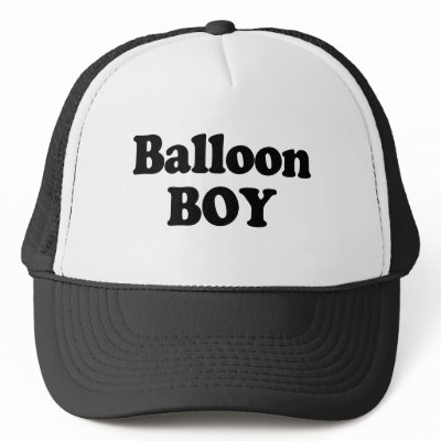 Balloon Boy Instant Costume Trucker Hat by halloweentreats