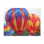 Balloon brightly colored postcards