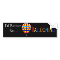 balloon bumper sticker
